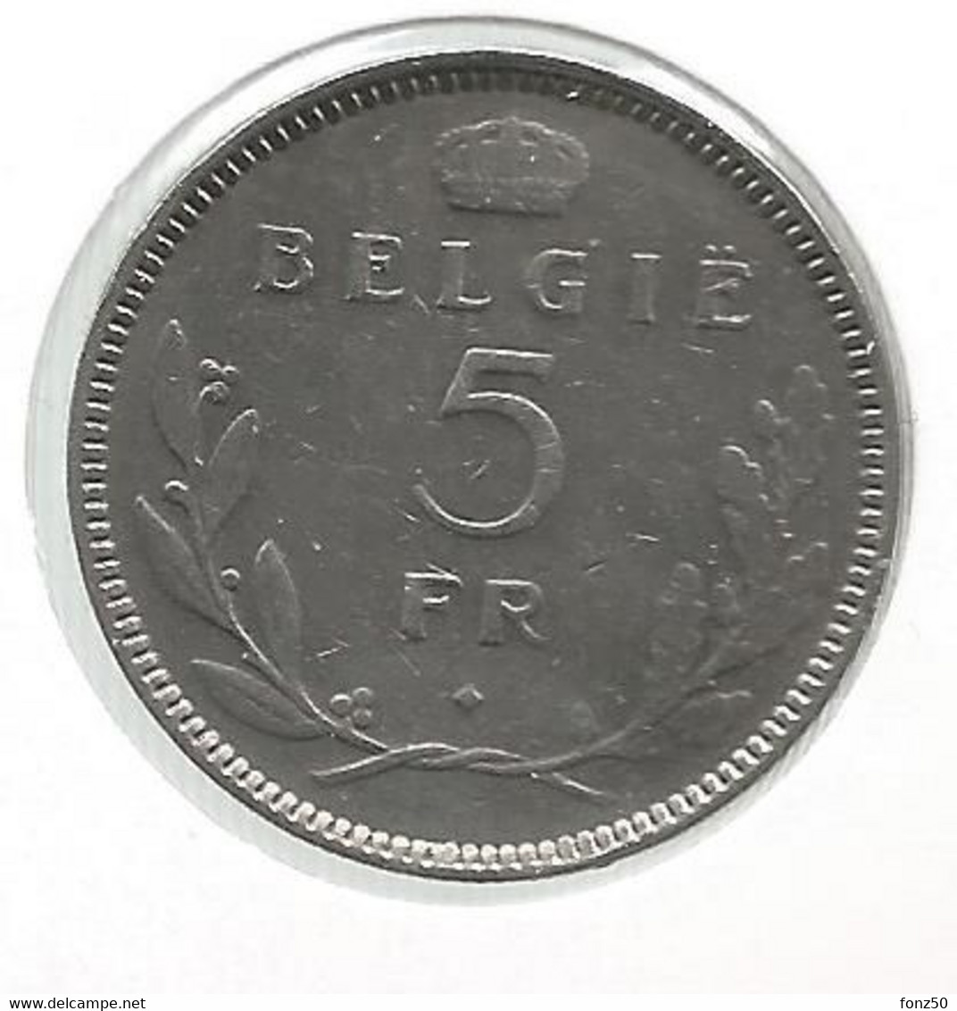 LEOPOLD III * 5 Frank 1936 Vlaams  Pos.A * Nr 10976 - 5 Francs