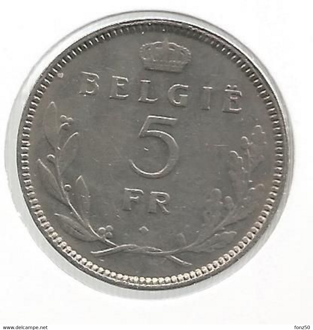 LEOPOLD III * 5 Frank 1936 Vlaams  Pos.A * Prachtig * Nr 10981 - 5 Francs