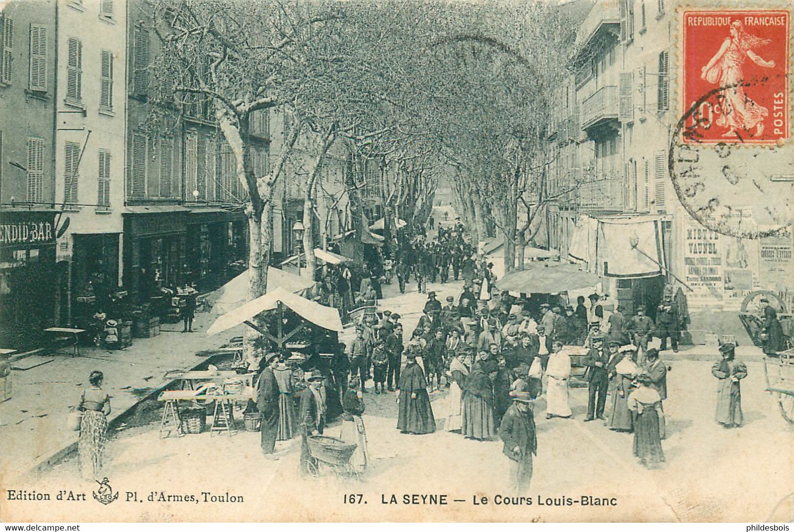 VAR  LA SEYNE SUR MER  Le Cours Louis Blanc - La Seyne-sur-Mer