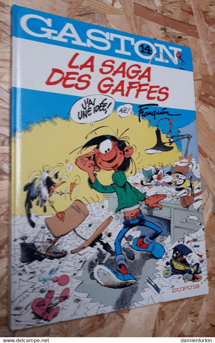 GASTON 14 LA SAGA DES GAFFES 1982 FRANQUIN 48 PAGES DUPUIS EDITION SPECIALE UNICEF 6000 EXEMPLAIRES BON ETAT GENERAL - Gaston