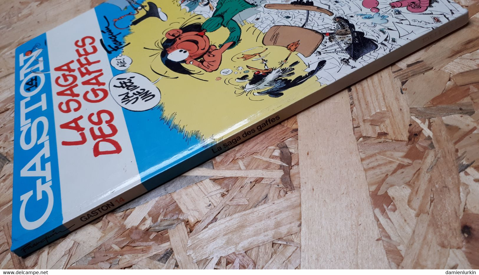 GASTON 14 LA SAGA DES GAFFES 1982 FRANQUIN 48 PAGES DUPUIS EDITION SPECIALE UNICEF 6000 EXEMPLAIRES BON ETAT GENERAL - Gaston