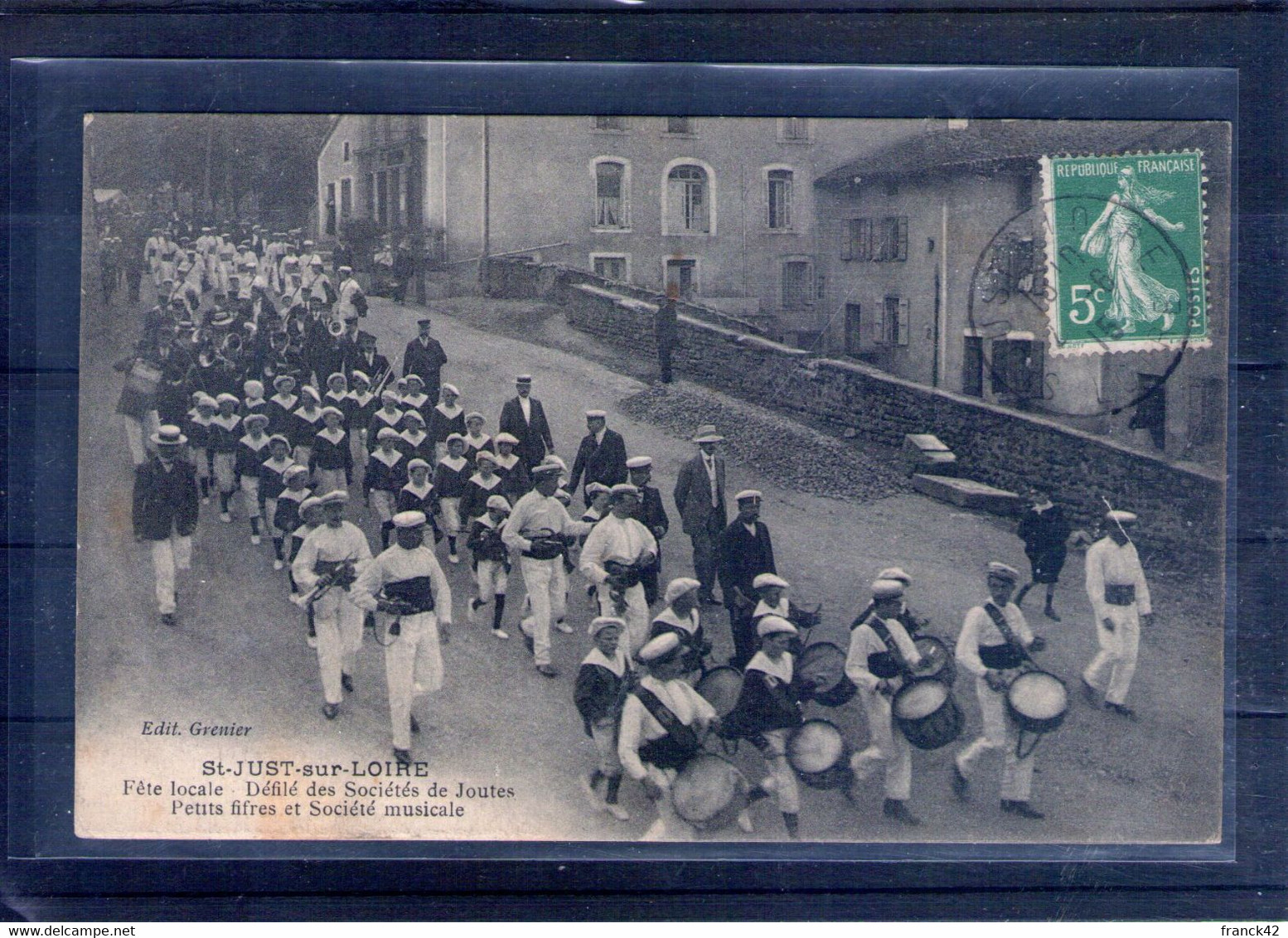 42. Saint Just Sur Loire. Défilé Des Sociétés Des Joutes - Saint Just Saint Rambert