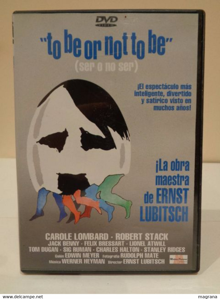 Película DVD. To Be Or Not To Be (Ser O No Ser). La Obra Maestra De Ernst Lubitsch. En Español. - Klassiekers