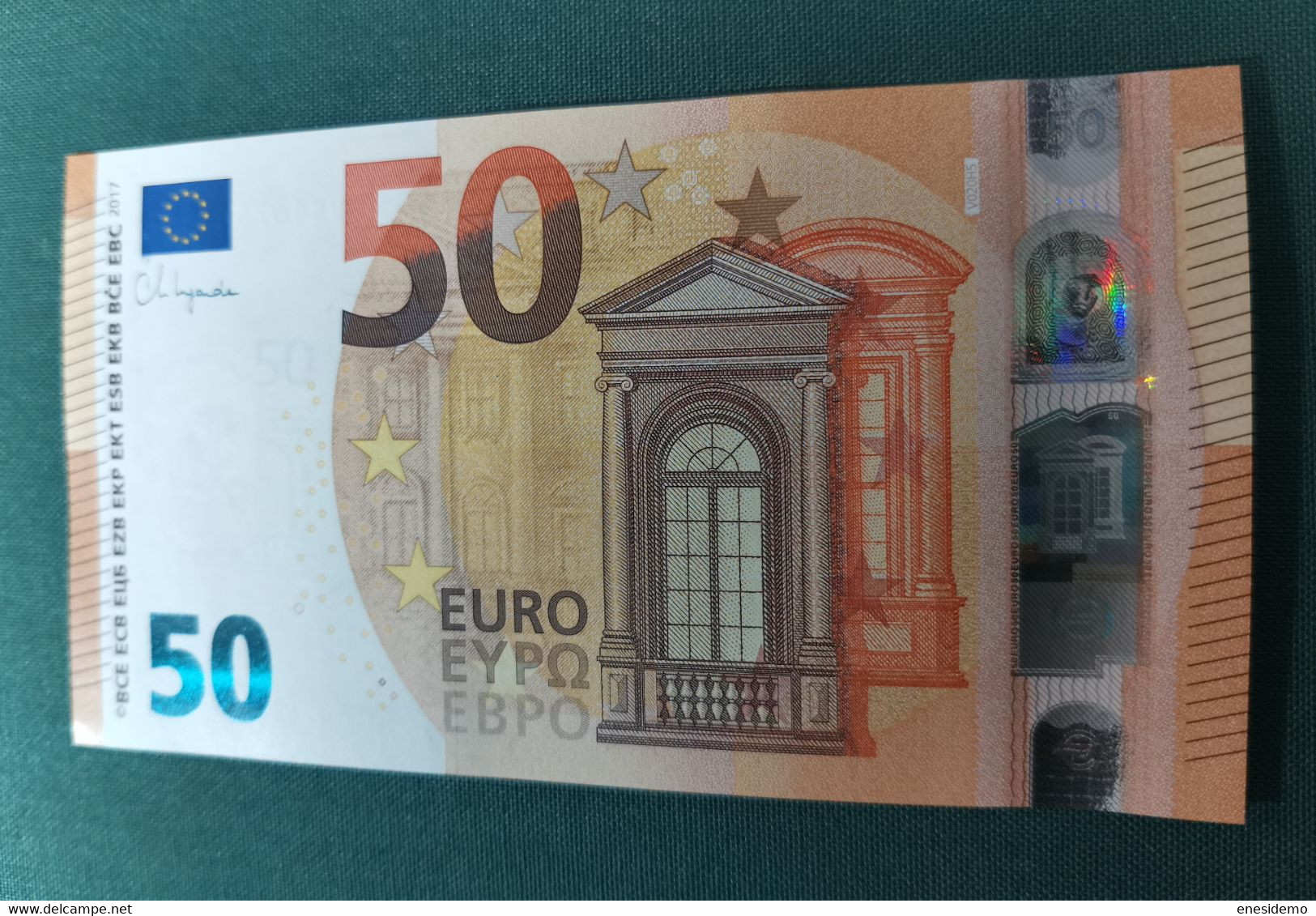 50 EURO SPAIN 2017 V020H5 VC LAGARDE SC FDS UNCIRCULATED PERFECT - 50 Euro