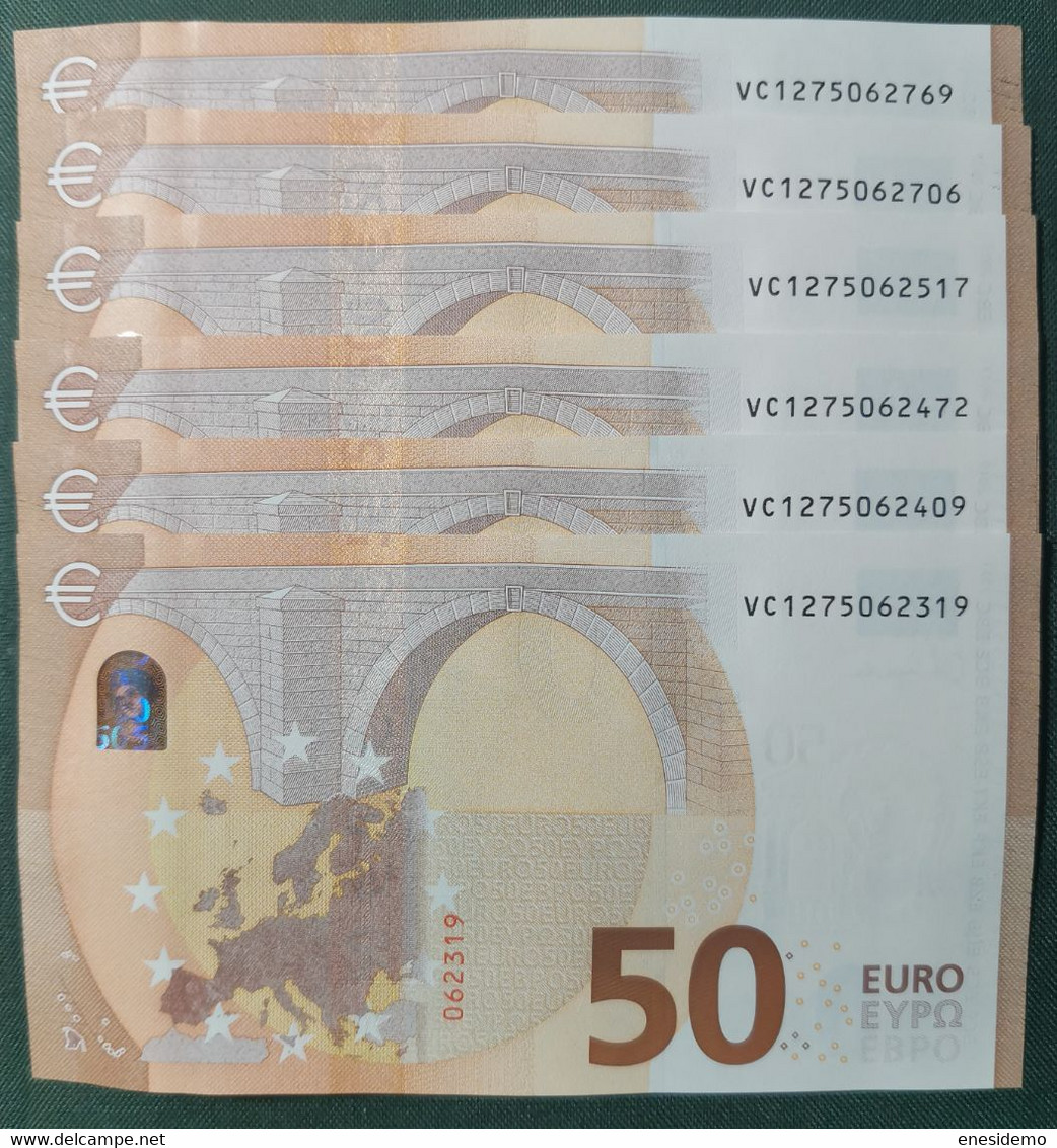 50 EURO SPAIN 2017 V020H5 VC LAGARDE SC FDS UNCIRCULATED PERFECT