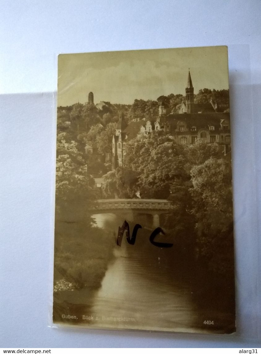 .guben Real Photo.blick Z.bismarckturm Berg.better Unused.writen At Back.1 Or 2 Cards E7 Reg Post Conmems . - Guben