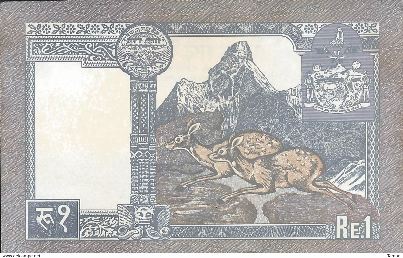 NEPAL   -   1 Roupie   Nd(1995)   -- UNC -- - Népal