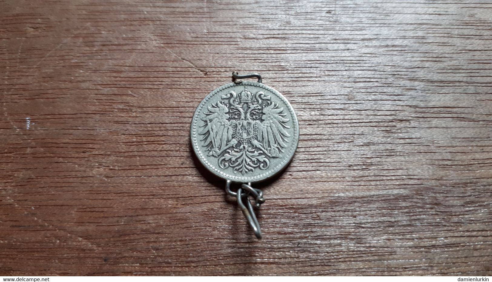 ALLEMAGNE 1915 MEDAILLE D'UNE PIECE DE 10 PFENNIG - Royaux/De Noblesse