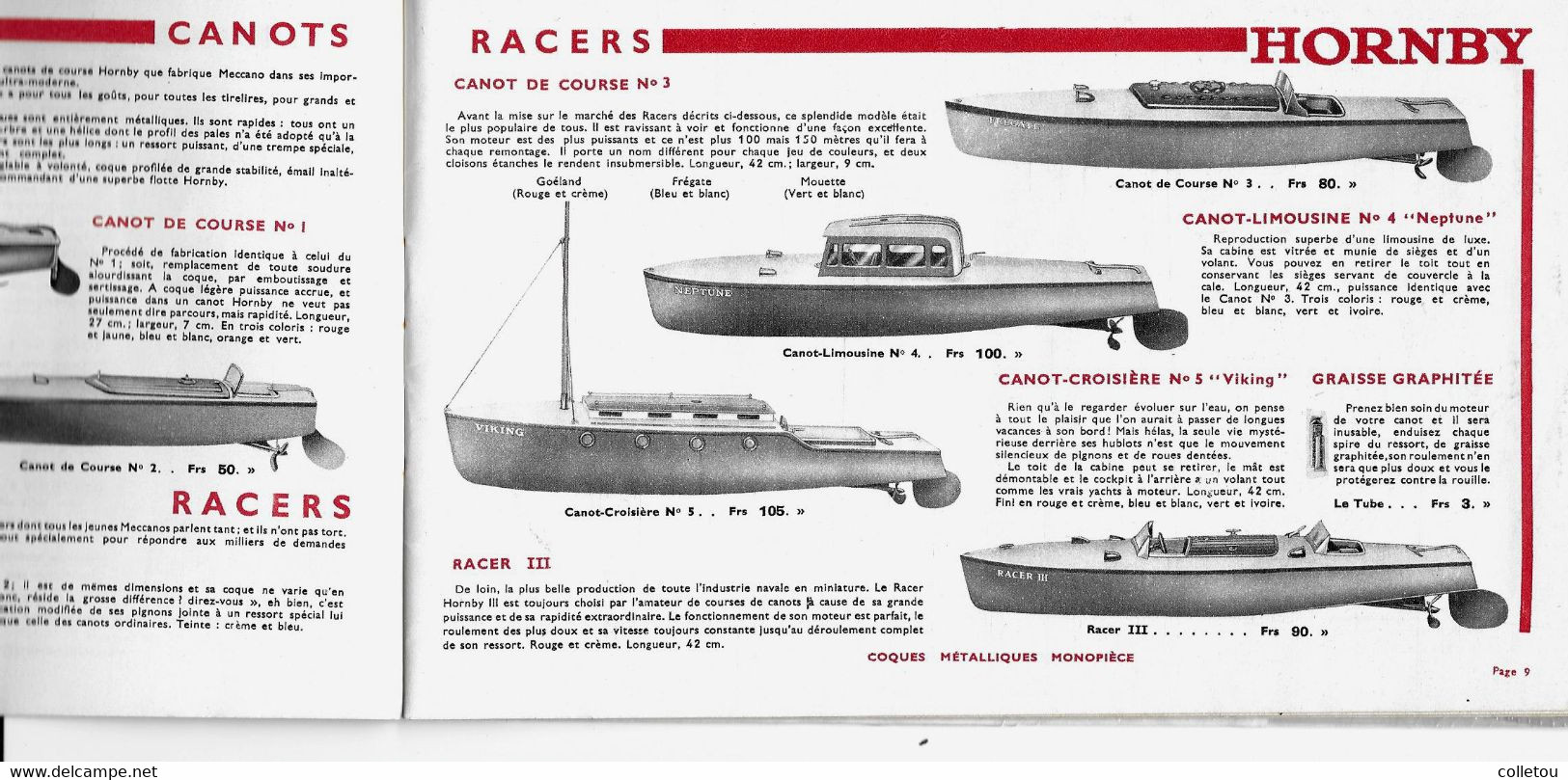 MECCANO.CATALOGUE LES MEILLEURS JOUETS 1935-36. 40 Pages Format 22 X 14 Cm (R068) - Modélisme