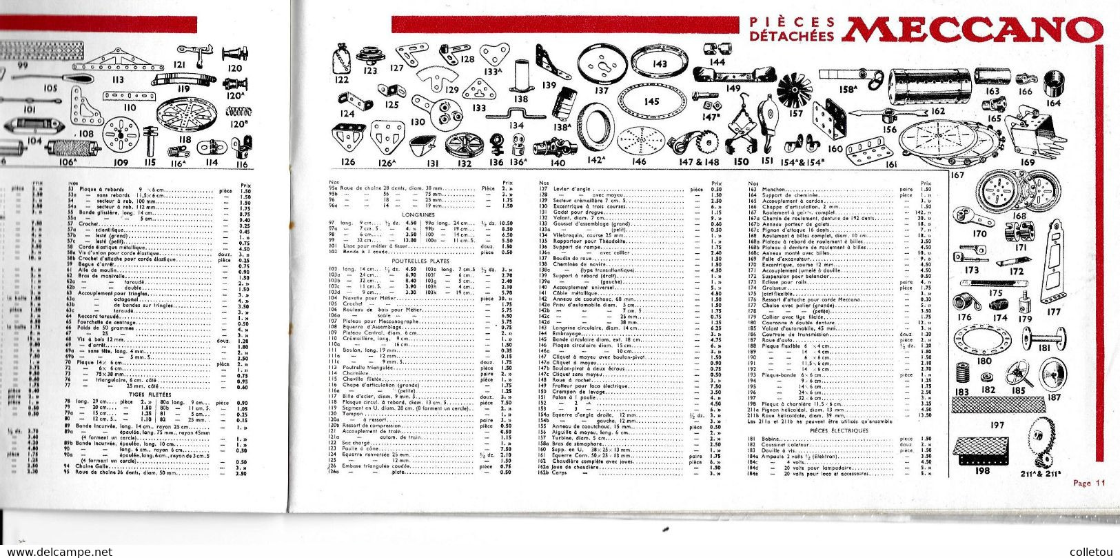 MECCANO.CATALOGUE LES MEILLEURS JOUETS 1935-36. 40 Pages Format 22 X 14 Cm (R068) - Modellbau