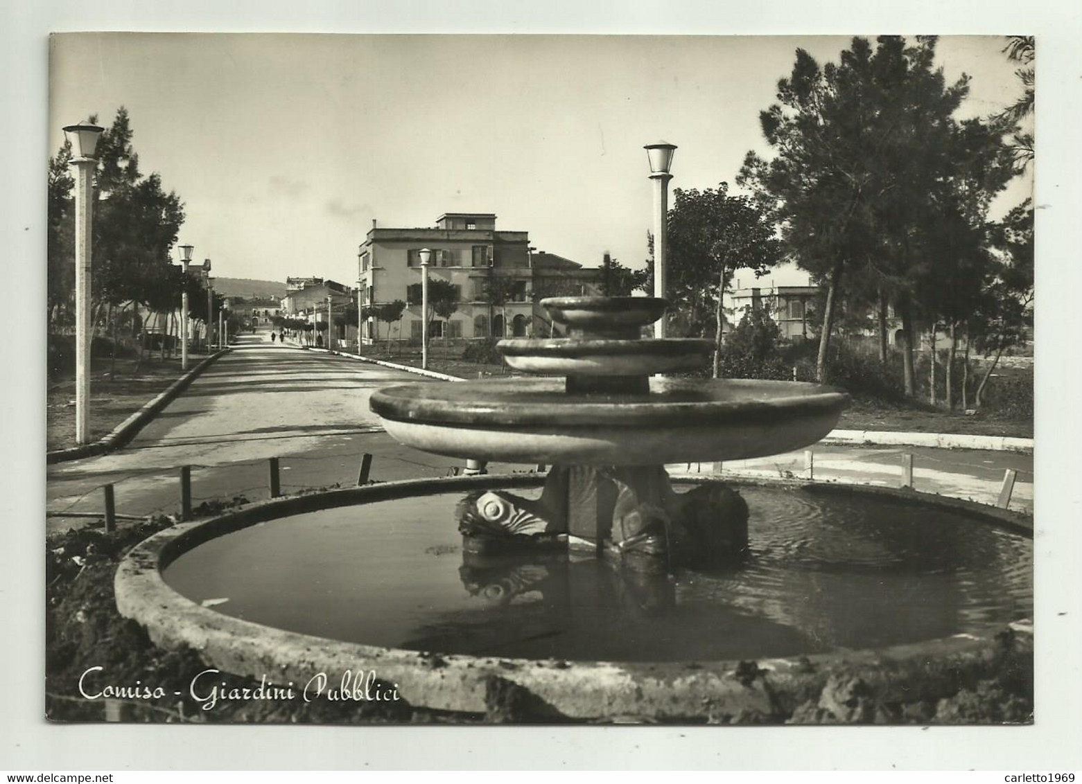 COMISO - GIARDINI PUBBLICI - VIAGGIATA   FG - Ragusa