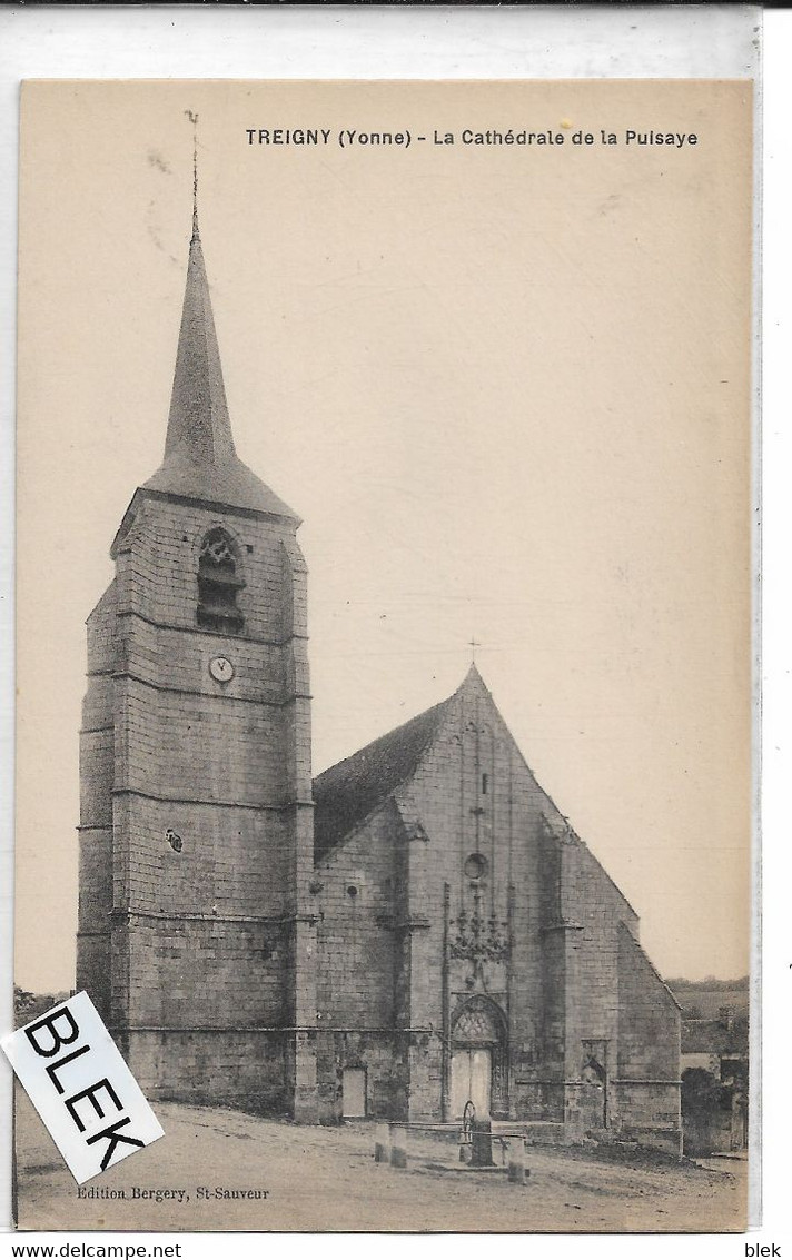 89 . Yonne .  Treigny : La Cathédrale De La Puisaye . - Treigny