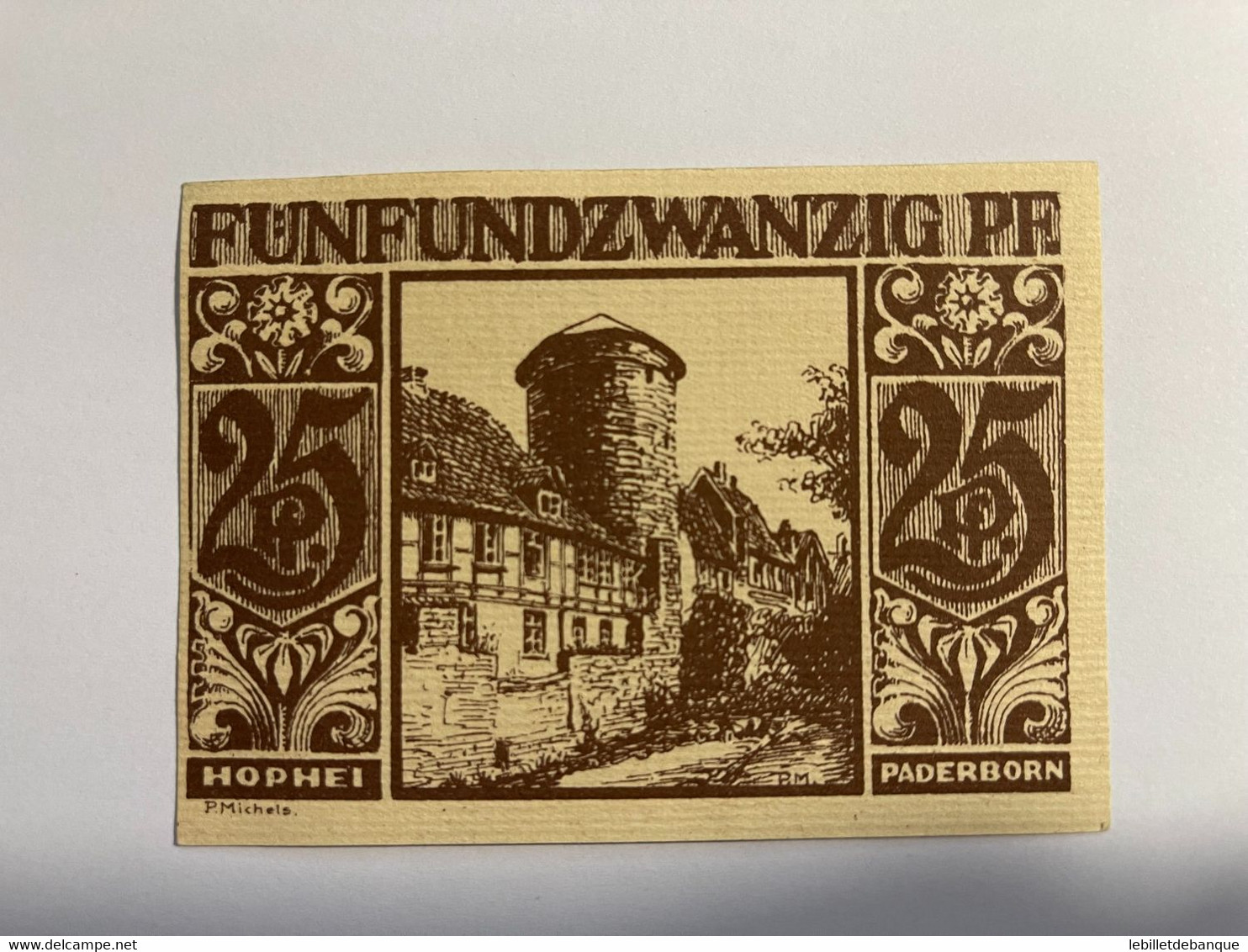 Allemagne Notgeld Paderborn 25 Pfennig - Sammlungen