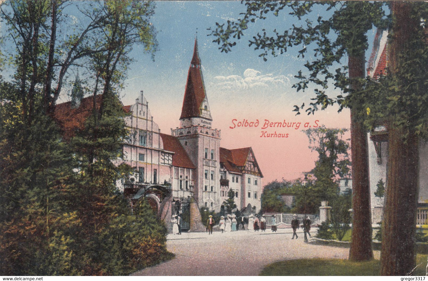 A8598) Solbad BERNBURG A. S. - Kurhaus - Alte Ansicht 19.7.1926 - Bernburg (Saale)