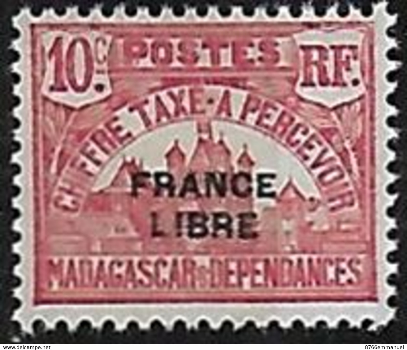 MADAGASCAR TAXE N°20 N* - Segnatasse