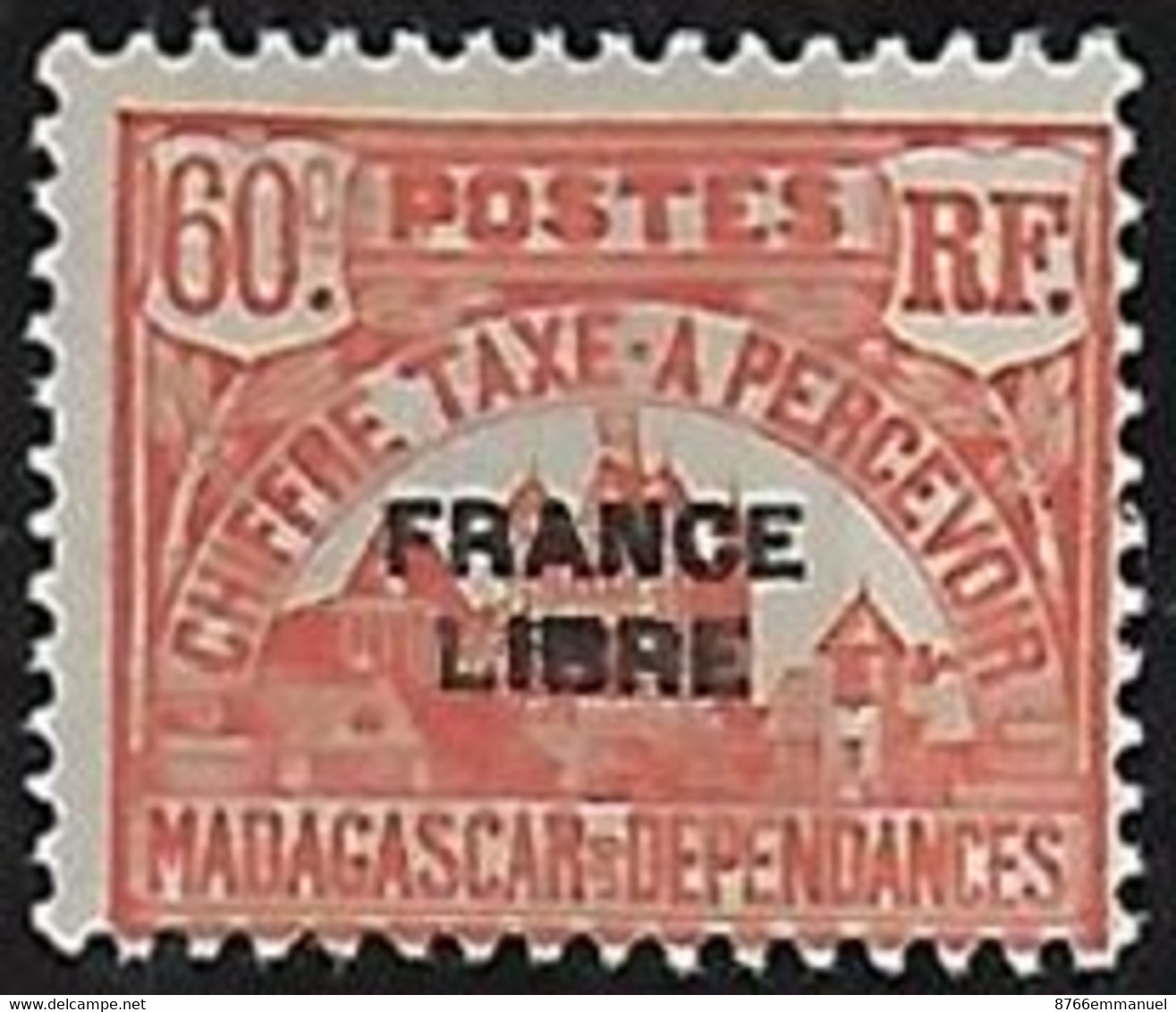 MADAGASCAR TAXE N°24 N** - Timbres-taxe