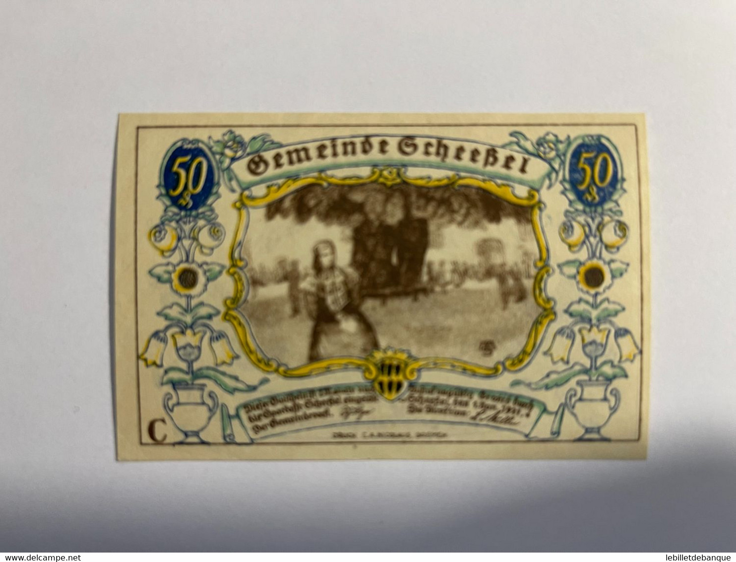 Allemagne Notgeld Scheessel 50 Pfennig - Collections