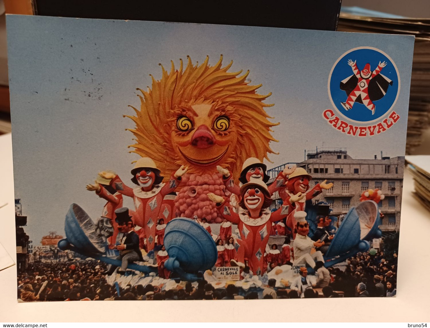 4 Cartoline Carnevale Di Viareggio Anni 80 ,suonatori Incompresi,il Sol Dell'avvenir,el Matador,carnevale Al Sole - Viareggio