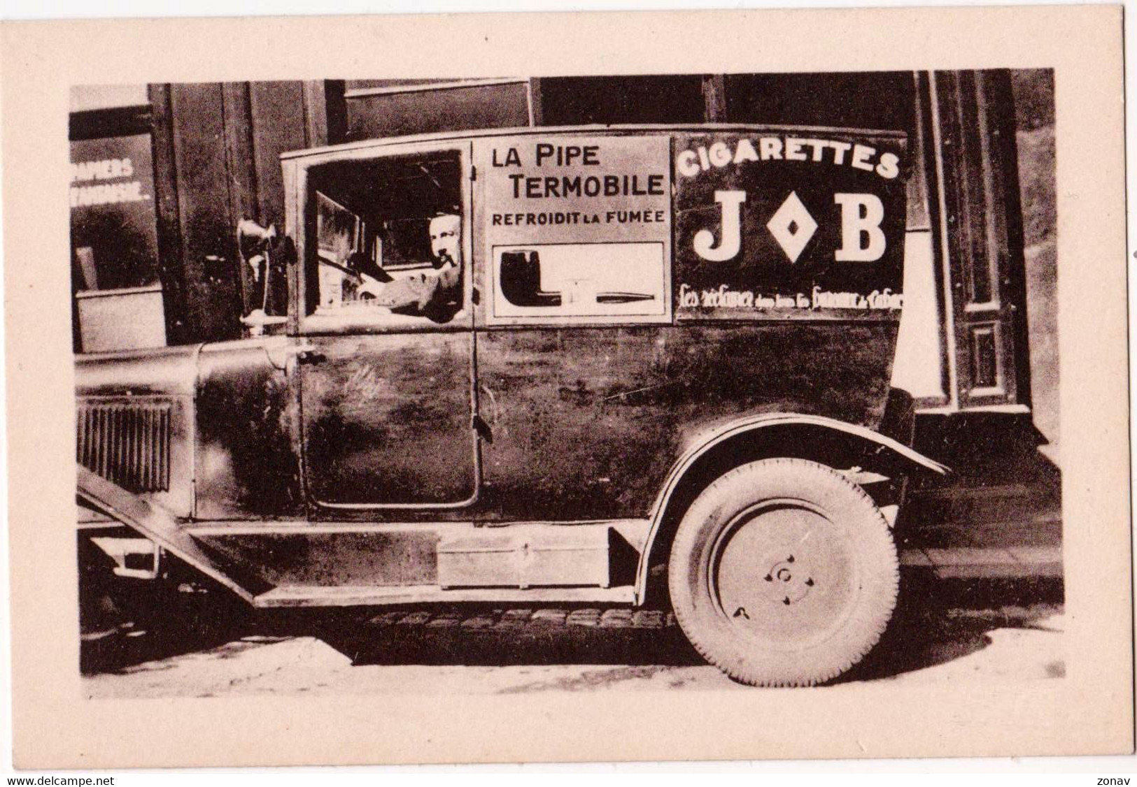 Carte Congrès Fumeurs De Pipes - Paris 1928 Pub JOB - Autres & Non Classés