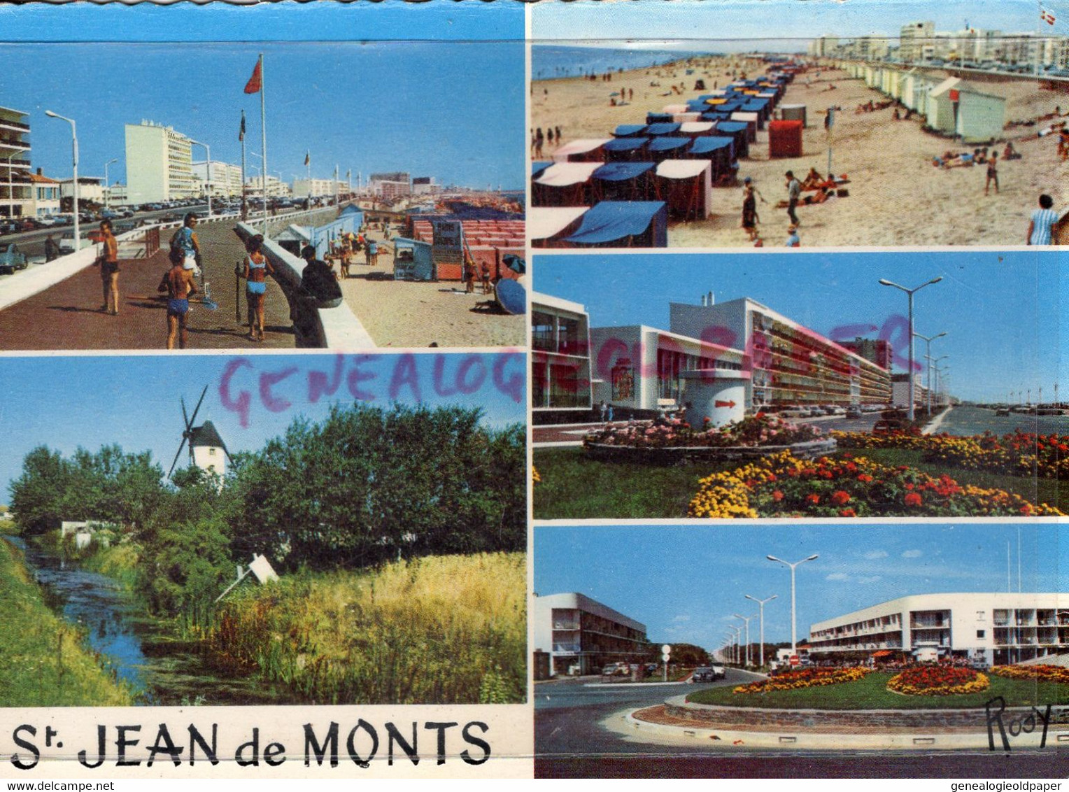 85- ST SAINT JEAN DE MONTS- BOULEVARD DE LA MER-LE MARAIS -LA PLAGE- LES NOUVELLES AVENUES - Saint Jean De Monts