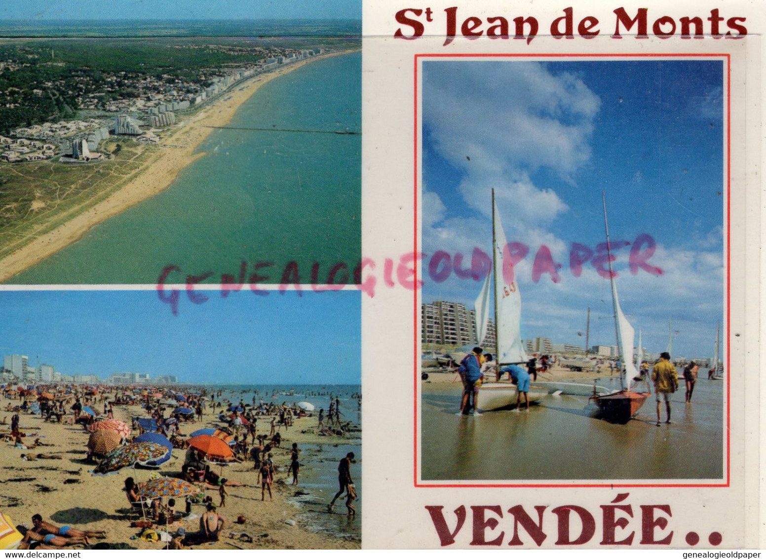 85- SAINT JEAN DE MONTS- ST JEAN DE MONTS- VOILE 1982-  VENDEE - Saint Jean De Monts