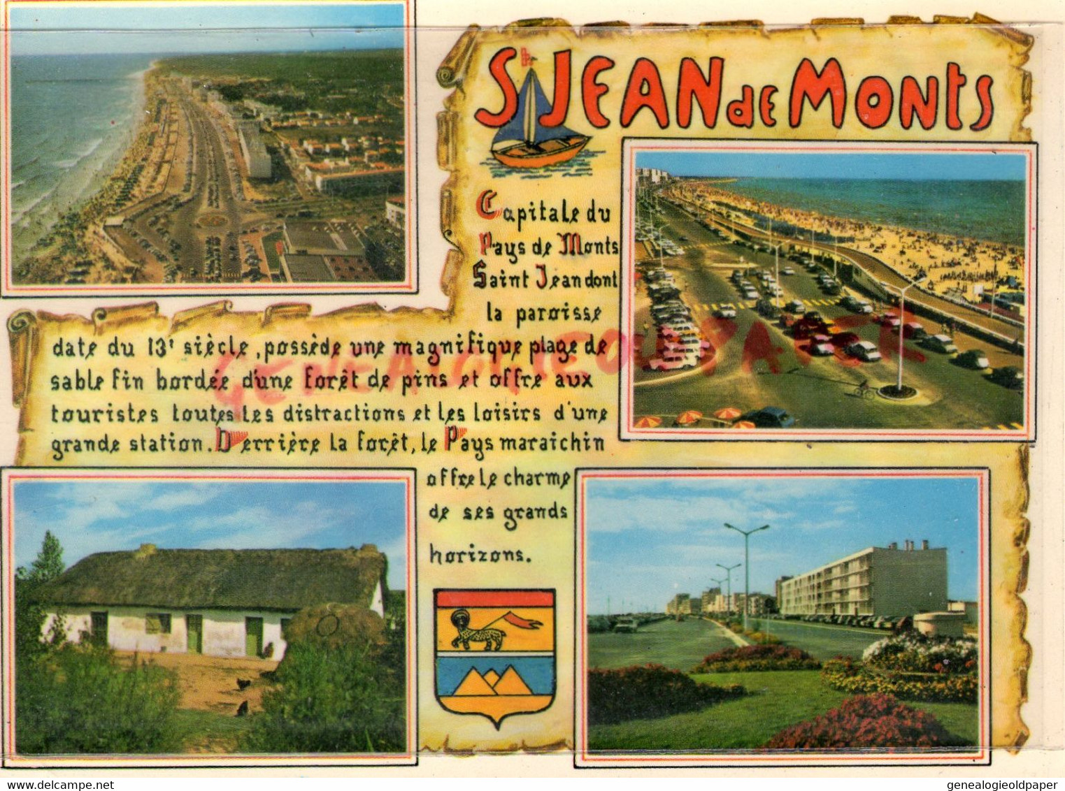 85- SAINT JEAN DE MONTS- ST JEAN DE MONTS- VENDEE 1985 - Saint Jean De Monts