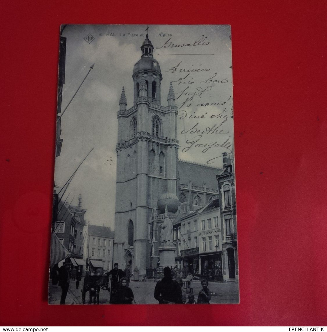 HAL LA PLACE ET L EGLISE ATTELAGE - Sonstige & Ohne Zuordnung