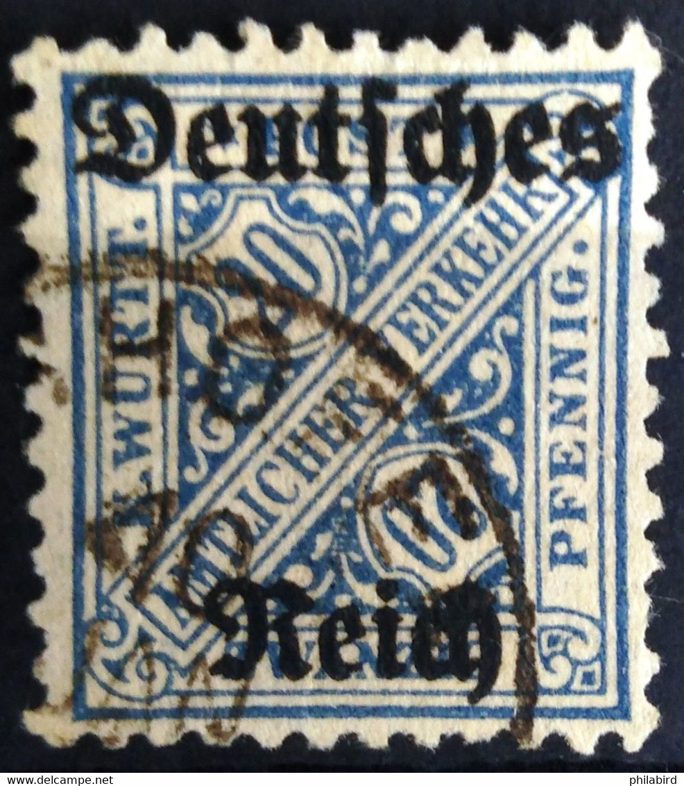 ALLEMAGNE Empire                     Service N° 15 AC                     OBLITERE - Oficial