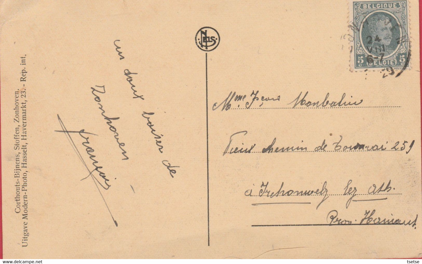 Zonhoven  - Scholen - Speelplaats  - 1929 ( Verso Zien ) - Zonhoven