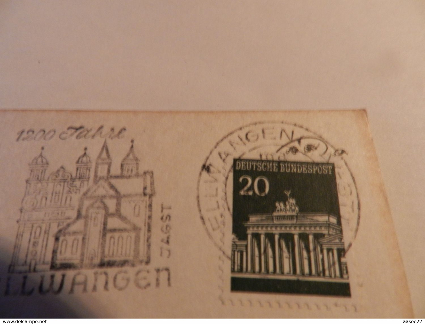 Oude Postkaarten Van Duitsland  --  Ellwangen - Ellwangen