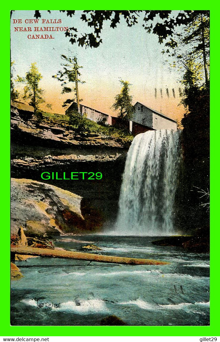 HAMILTON, ONTARIO - DE CEW FALLS - TRAVEL IN 1908 - - Hamilton