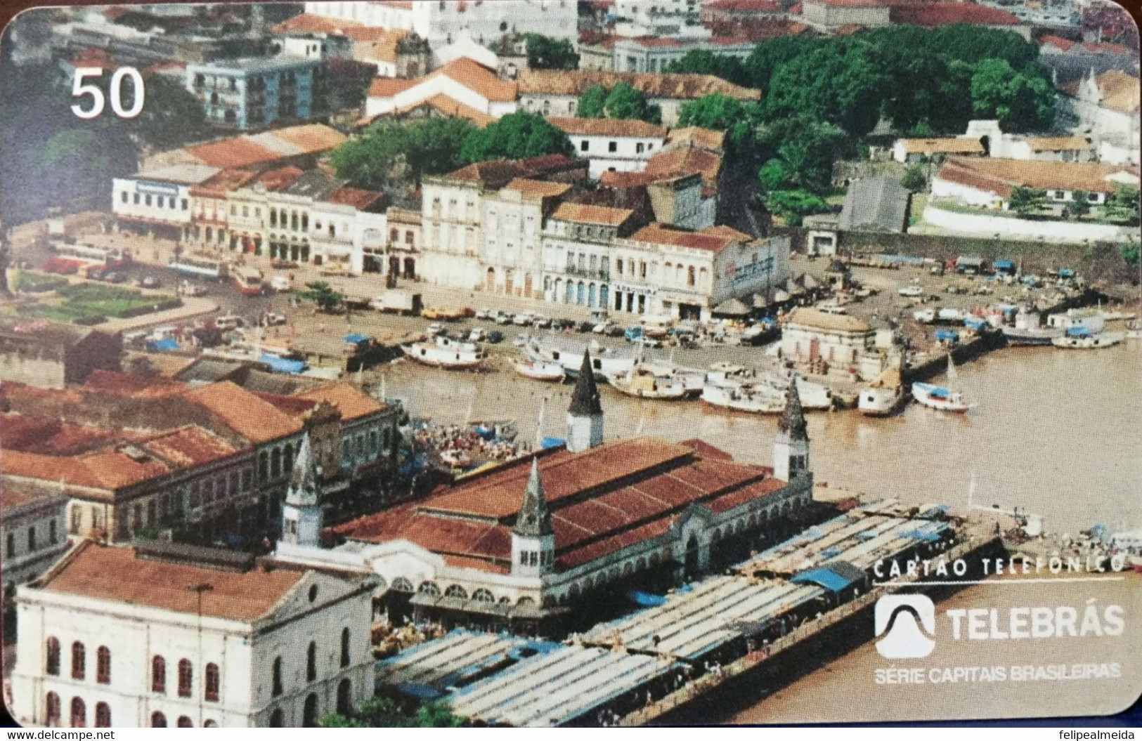 Phone Card Manufactured By Telebras In 1996 - Photo Belem Do Pará - Pará - Brazil - Statistical Yearbook Of Brazil 1993 - Cultura