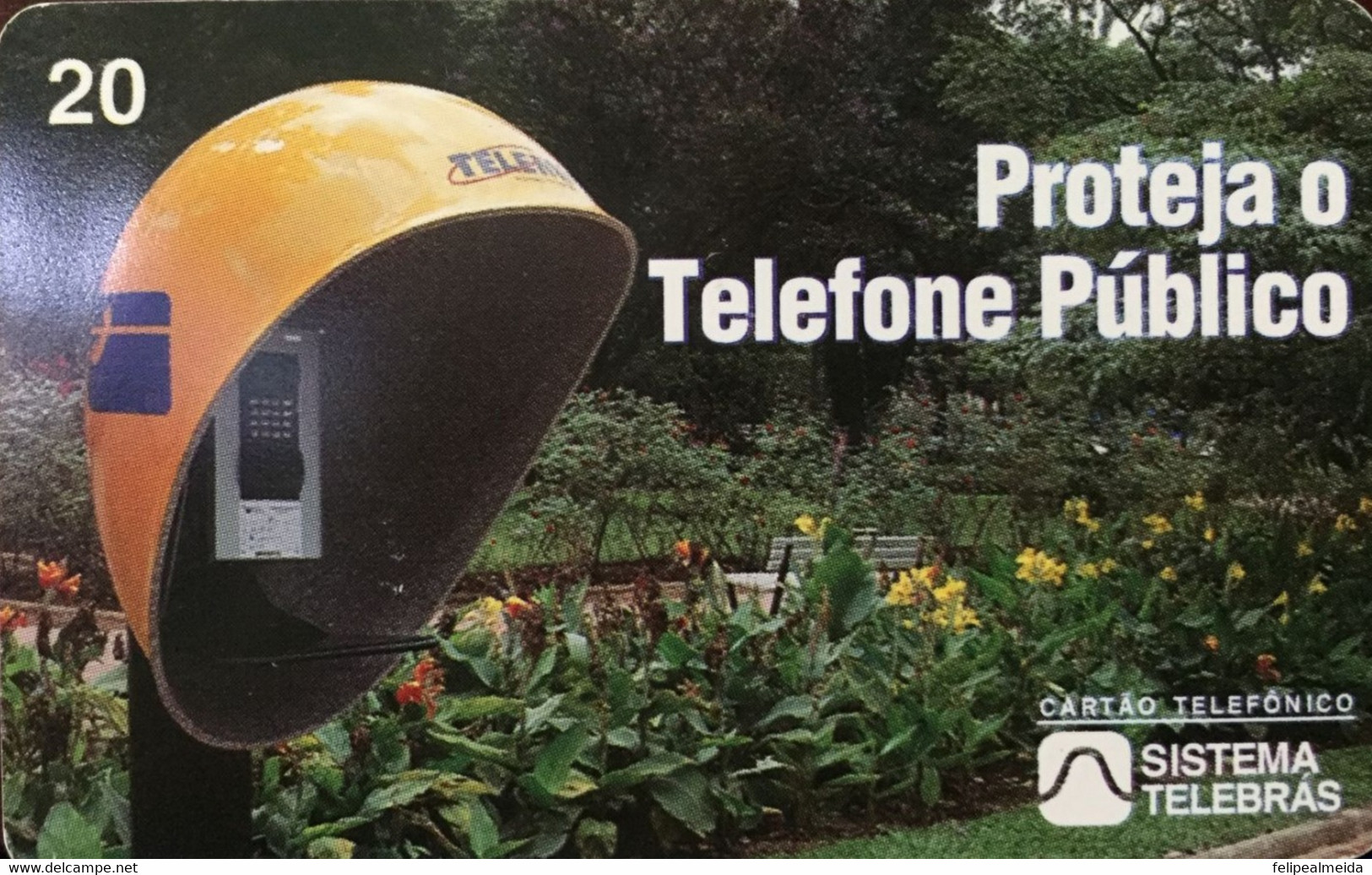 Phone Card Manufactured By Telebras In 1998 - Advertising Campaign For The Conservation Of Public Telephones - Opérateurs Télécom