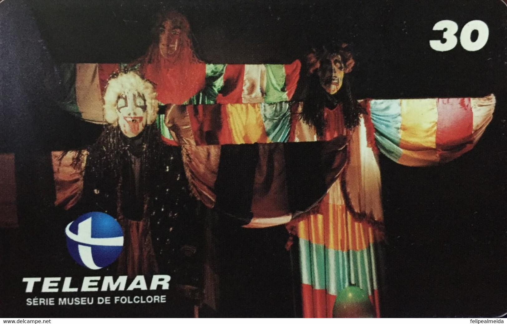 Phone Card Manufactured By Telemar In 1999 - Edson Carneiro Folklore Museum - Module Party - Photographer Francisco Da C - Kultur