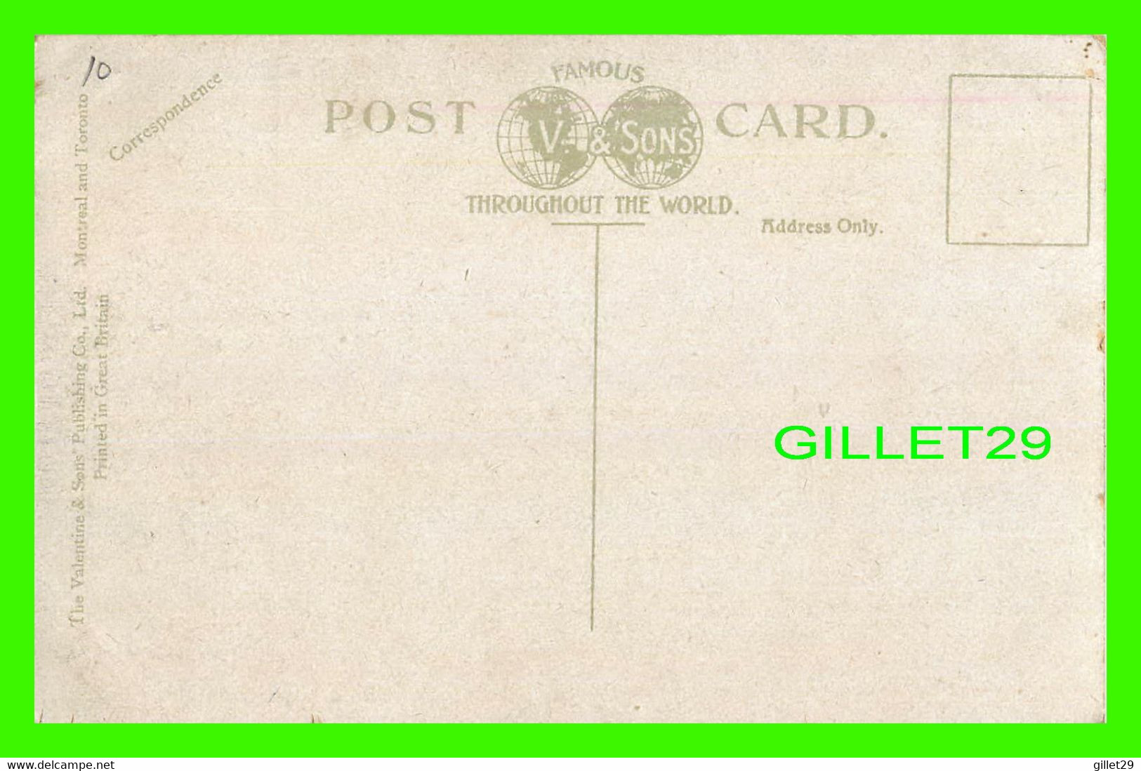 GANANOQUE, ONTARIO - BOATING CLUB HOUSES - THE VALENTINE & SONS PUBLISHING CO - - Gananoque