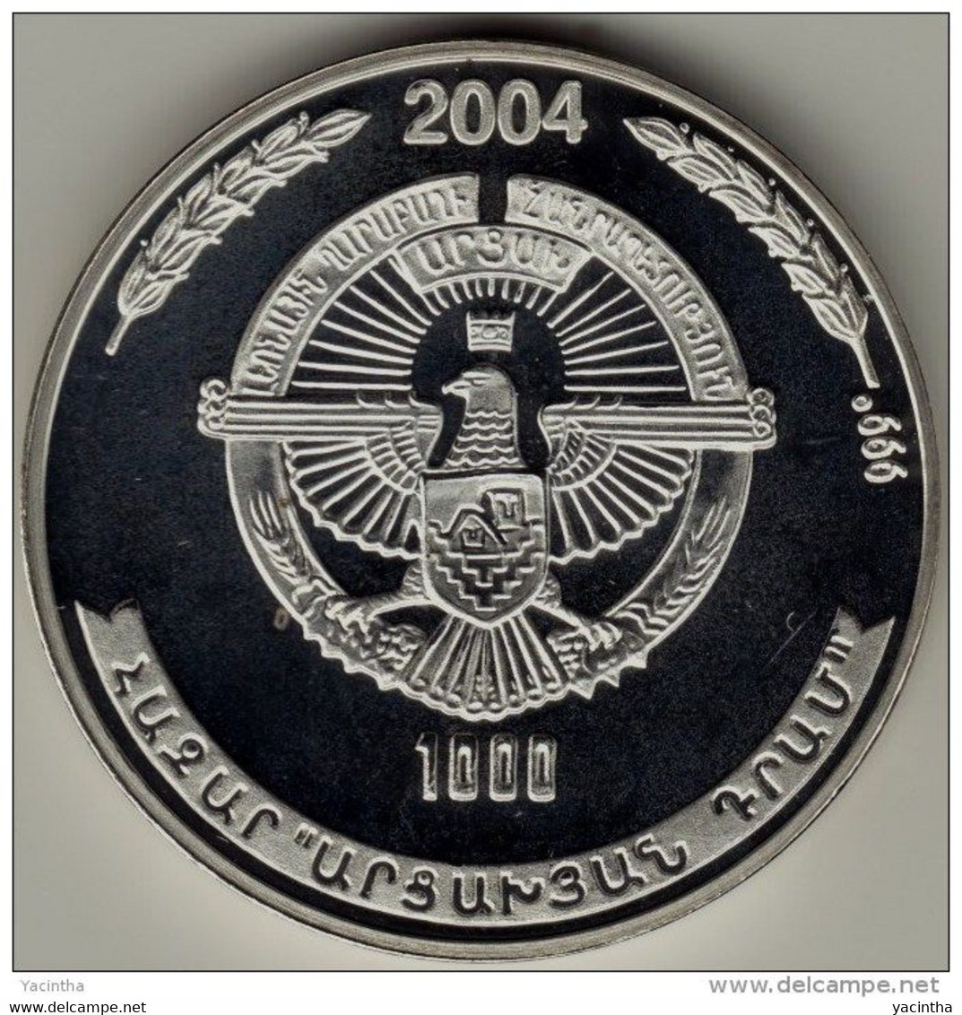 @Y@   Nagorno-Karabakh Armenia 1000 Dram 2004 Silver Coin. Rare...   Proof - Nagorno-Karabakh