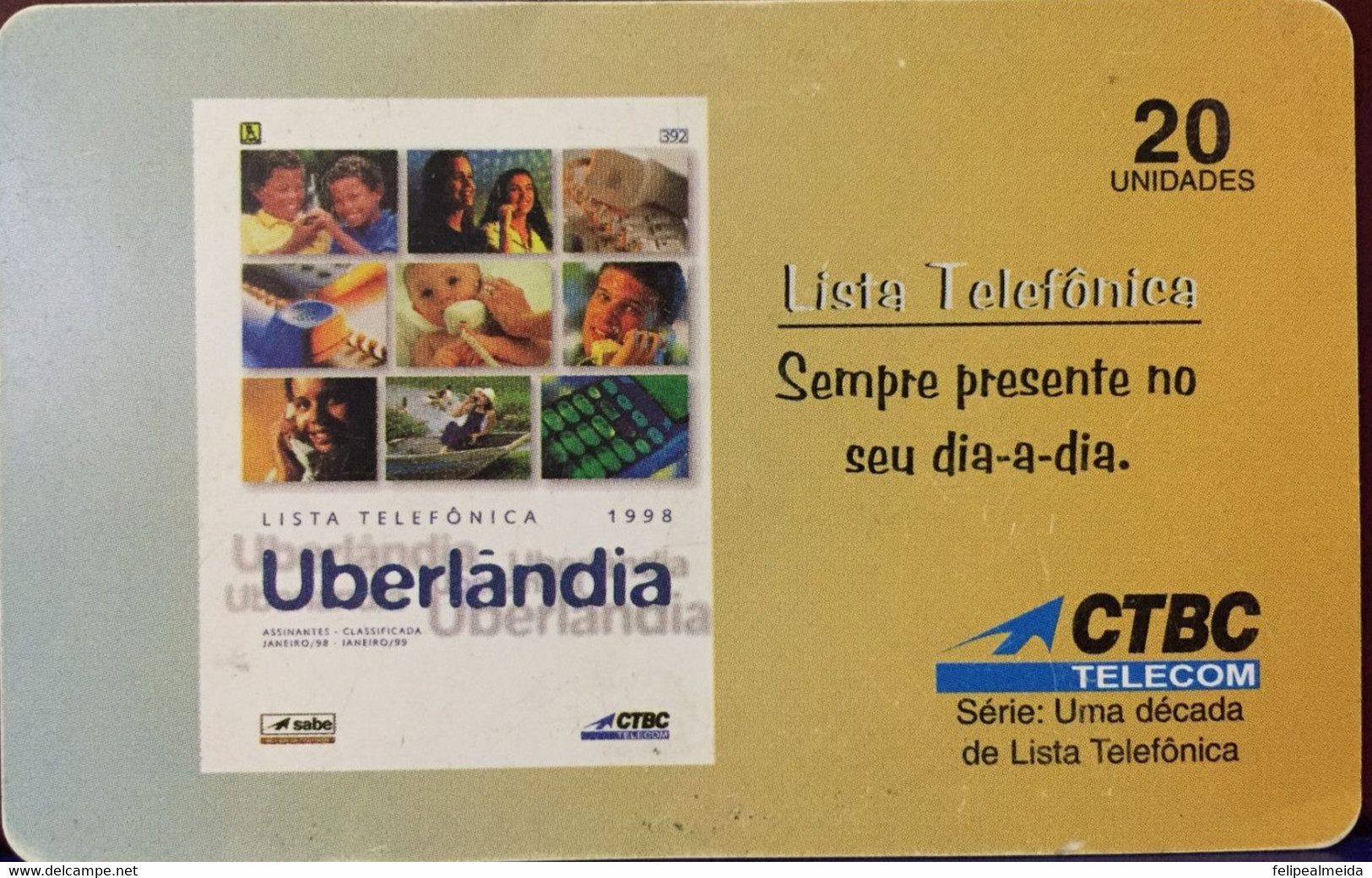 Phone Card Manufactured By CTBC Telecom In 1998 - Phonebook Always Present In Your Daily Life - Opérateurs Télécom