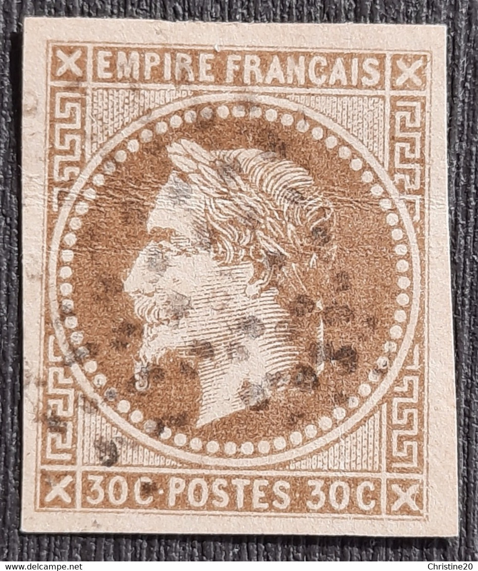 France 1871/72 Emissions Générales Napoléon III N°9 Ob Petit Pli D'archive B  Cote 80€ - Napoleone III