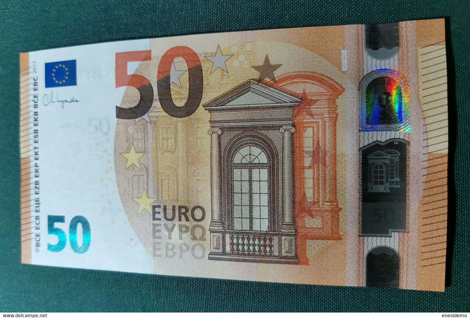 50 EURO SPAIN 2017 LAGARDE V019H3 VC SC FDS UNCIRCULATED PERFECT - 50 Euro