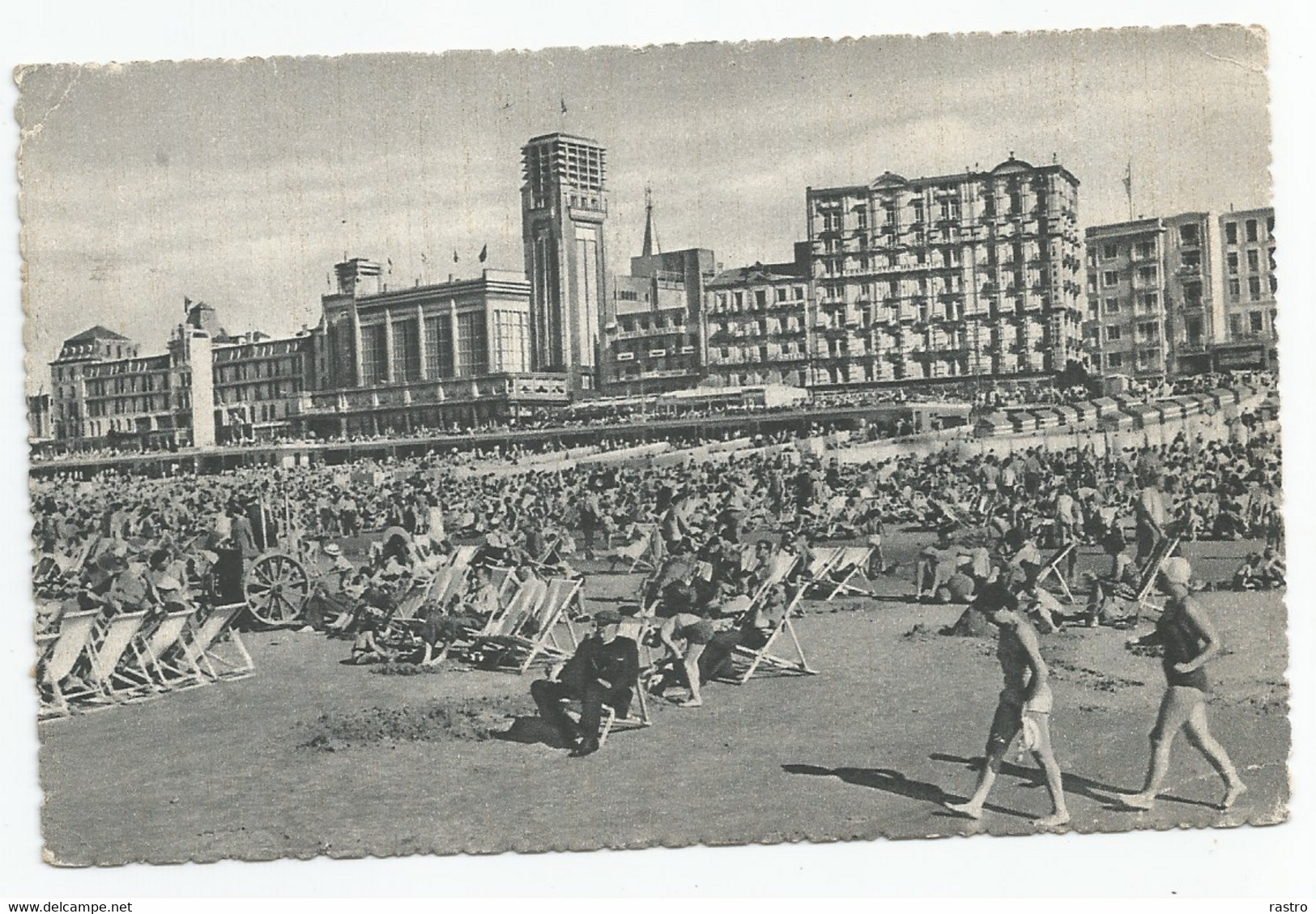 Carte-vue (Blankenberge)  Affr. Au N° 845 (Léo. III "c. Ouvert" 1,20F) Et Taxée à Diest Par TX 57 (1,60 Lilas-rose) 1955 - Other & Unclassified