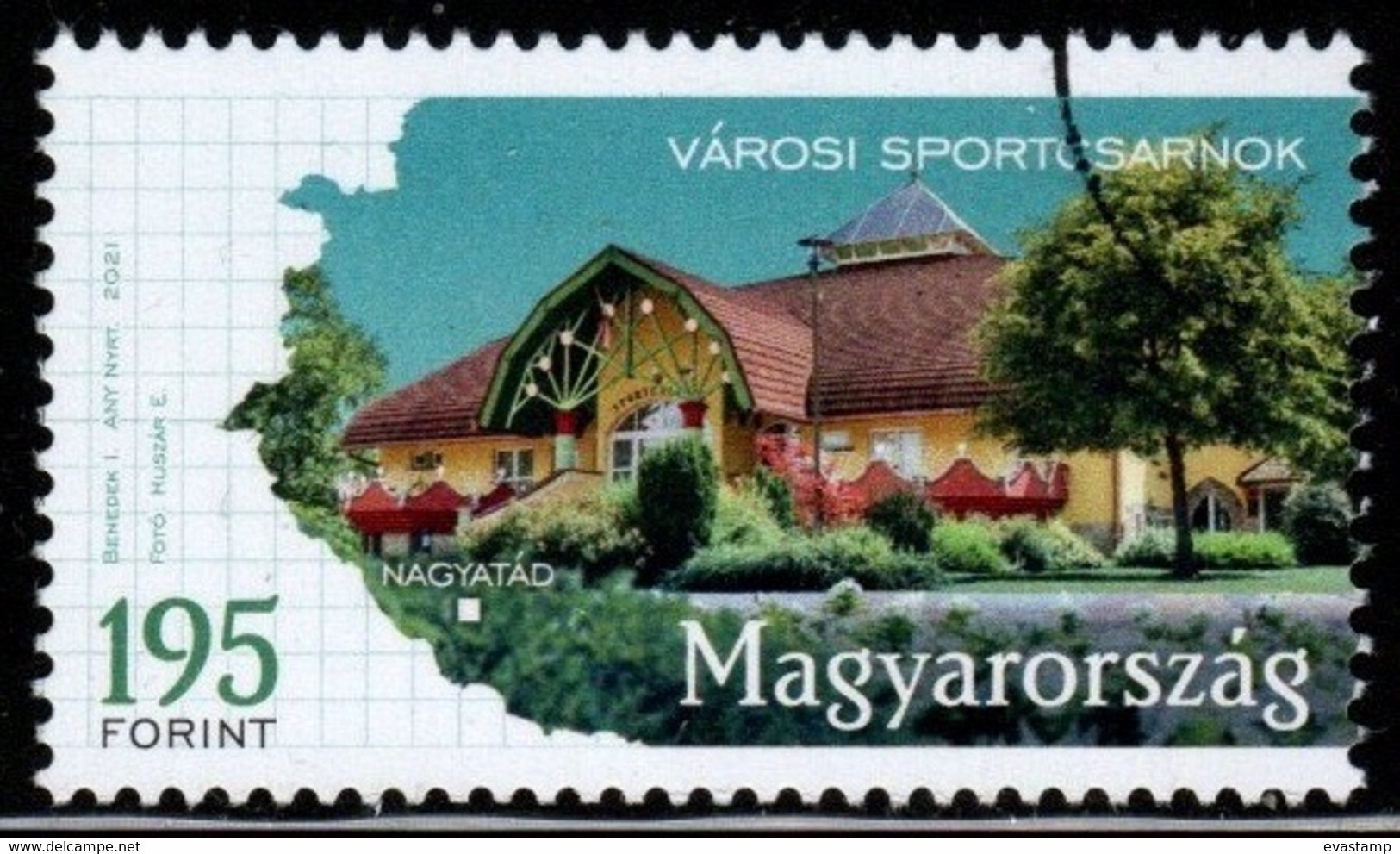 HUNGARY - 2021. SPECIMEN - Landscapes And Cities - Nagyatád - Town’s Sports Hall MNH!!! - Proeven & Herdrukken