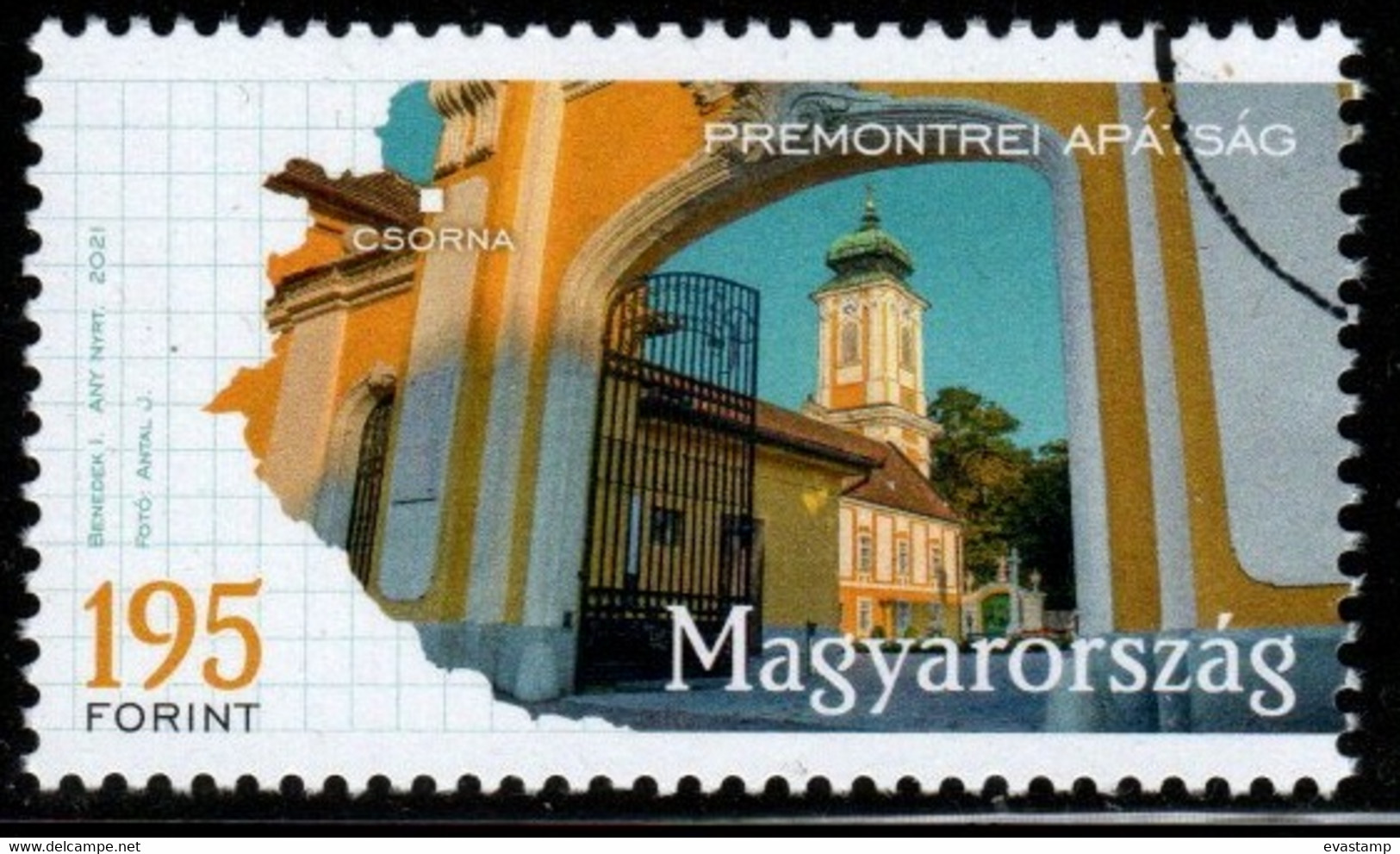 HUNGARY - 2021. SPECIMEN - Landscapes And Cities - Csorna - Building Of  Premonstratensian Abbey MNH!!! - Probe- Und Nachdrucke