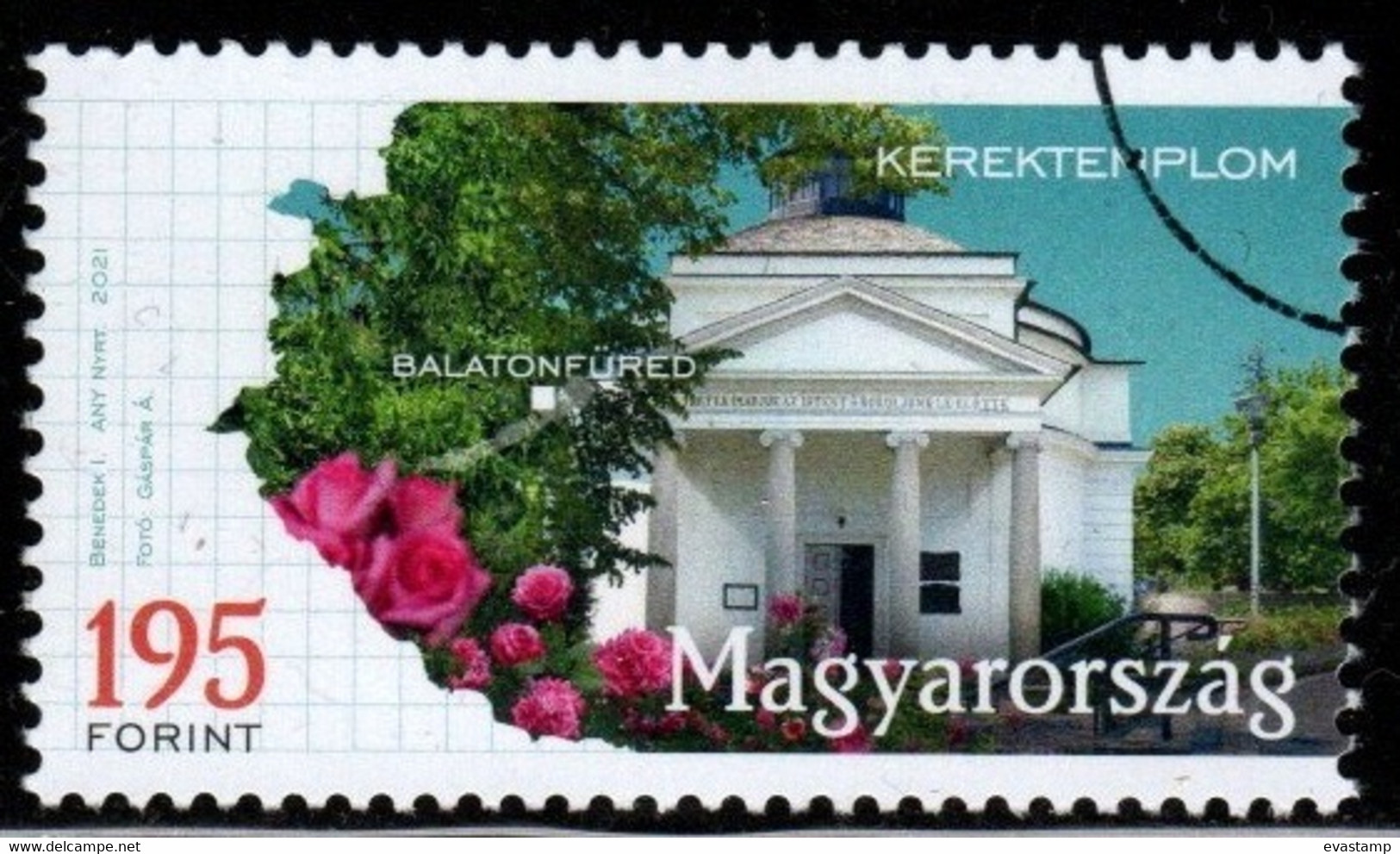 HUNGARY - 2021. SPECIMEN - Landscapes And Cities - Balatonfüred - Round Church MNH!!! - Ensayos & Reimpresiones