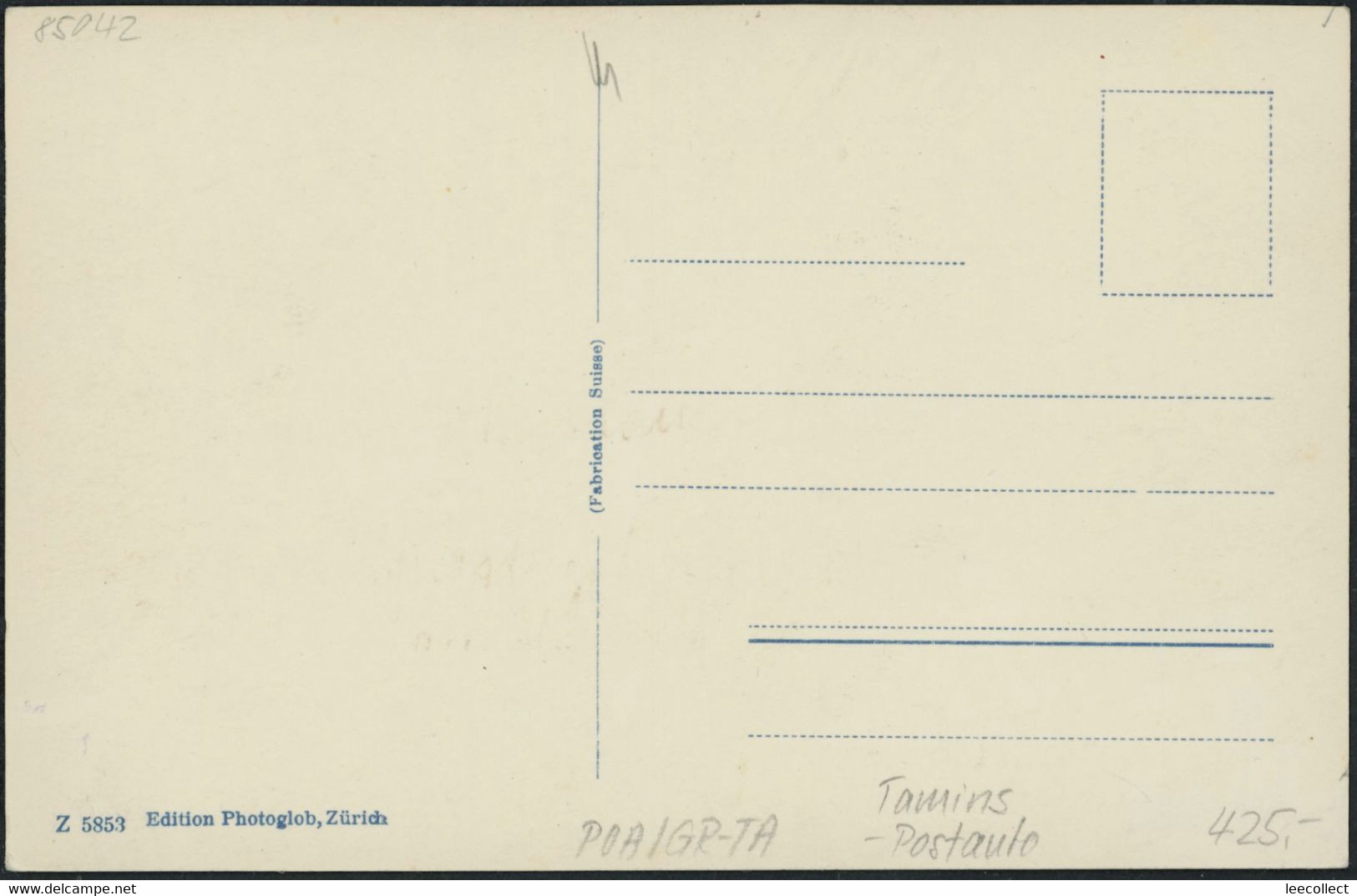 Suisse - GR Tamins - Postauto - Tamins