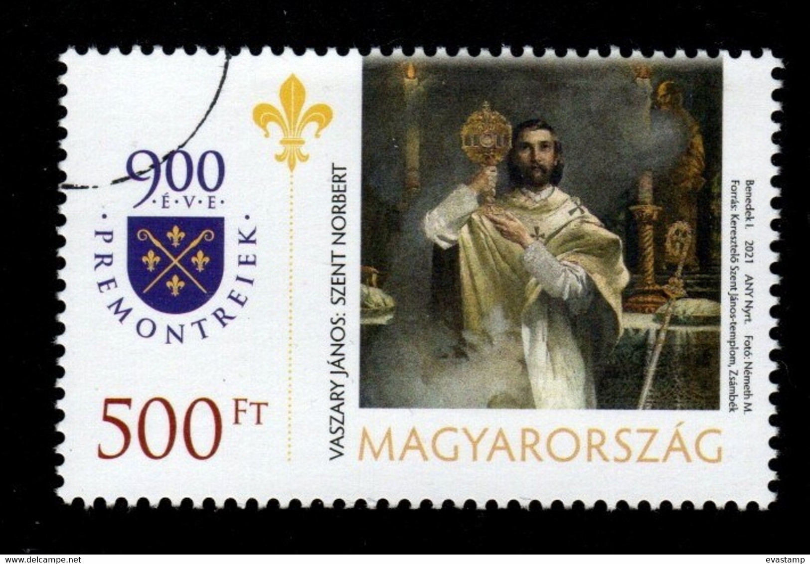 HUNGARY - 2021 - SPECIMEN - 900th Anniversary Of The Foundation Of Canons Regular Of Premontre  MNH!!! - Ensayos & Reimpresiones