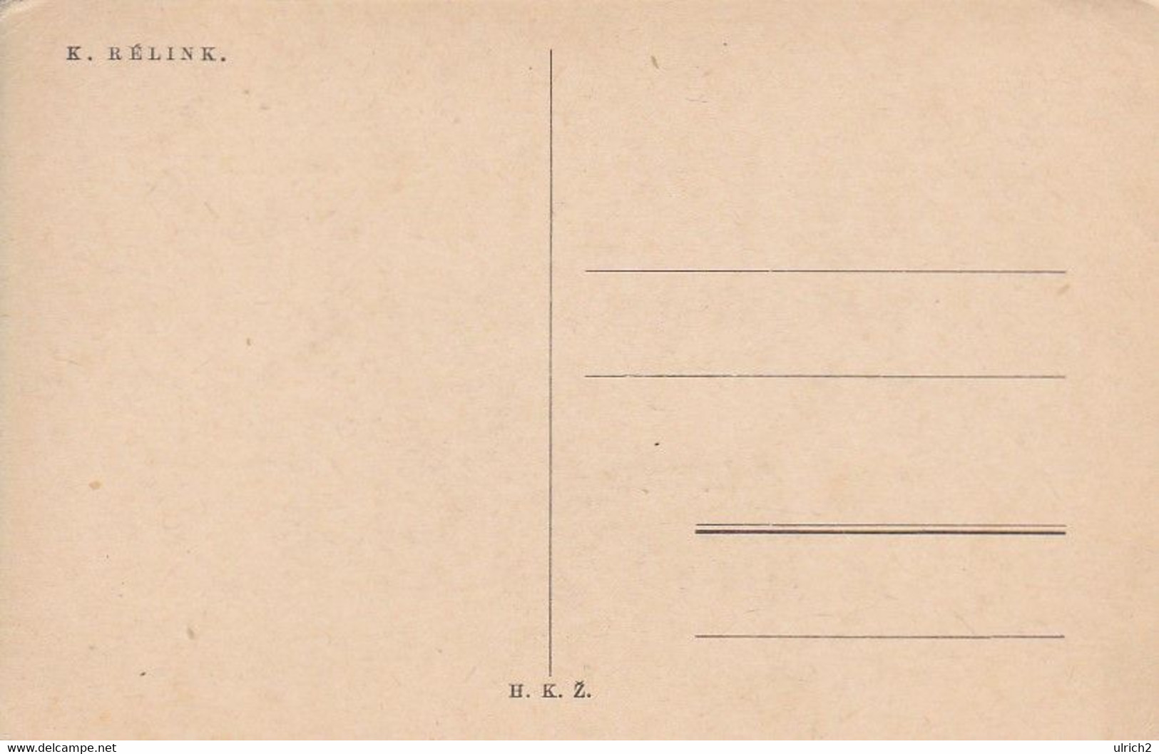 AK Knize Krok - Künstlerkarte K. Rélink  (59648) - Vertellingen, Fabels & Legenden