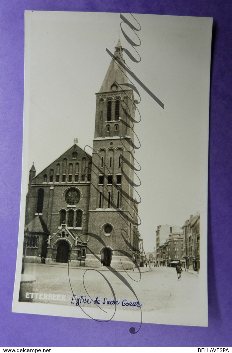 Etterbeek Eglise Carte Photo Veritable - Etterbeek