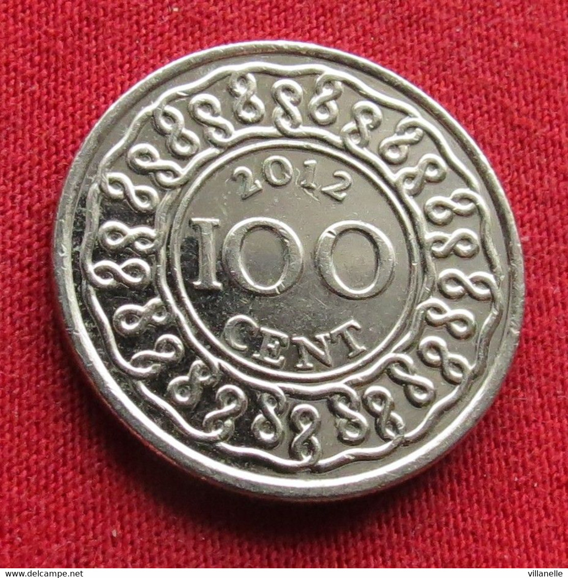 Surinam 100 Cents 2012 KM# 23 Lt 188 *VT Suriname Surinão Cent - Surinam 1975 - ...