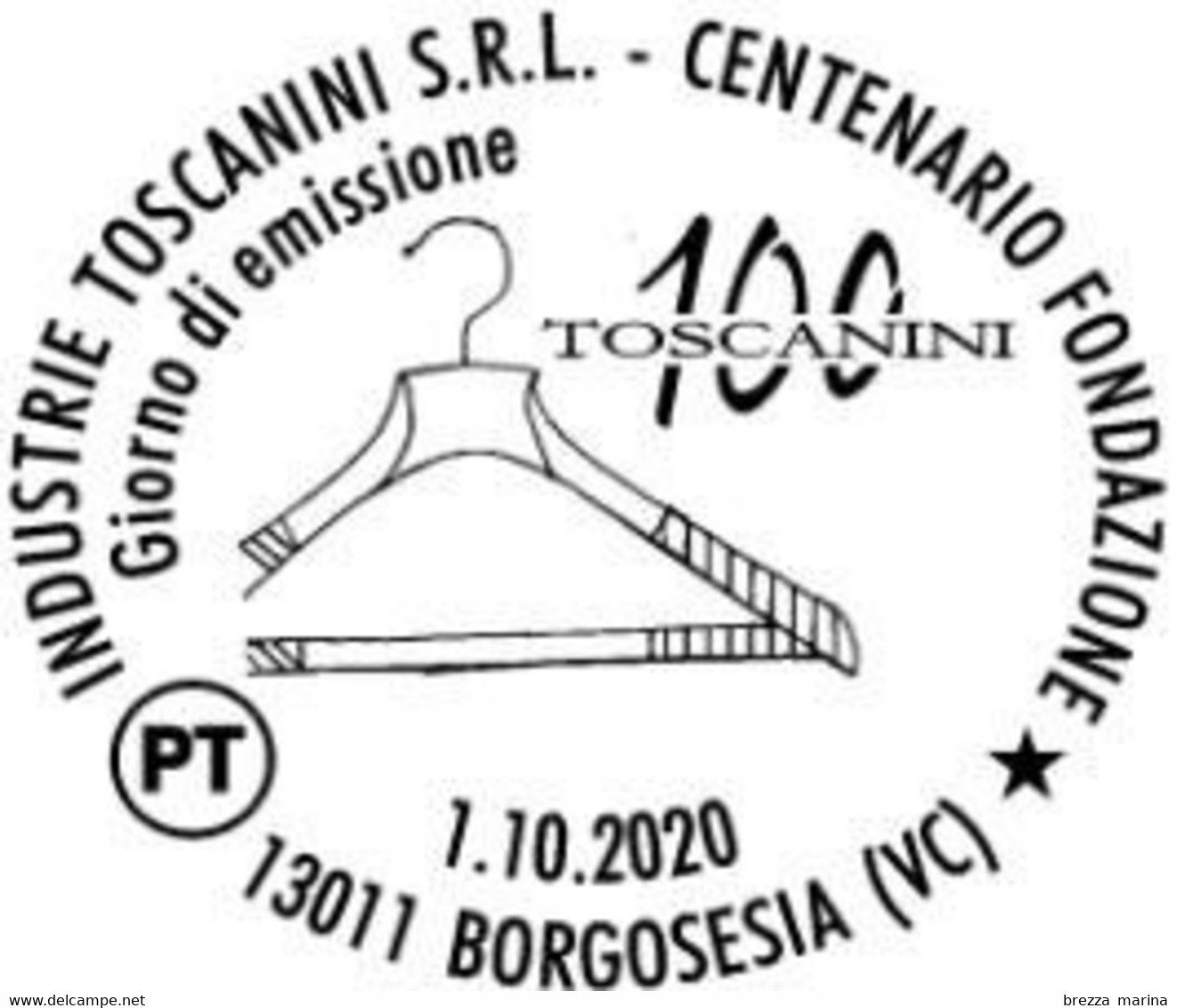 Nuovo - MNH - ITALIA - 2020 - 100 Anni Delle Industrie Toscanini S.r.l. – Grucce - Portabiti - B - 2011-20:  Nuevos