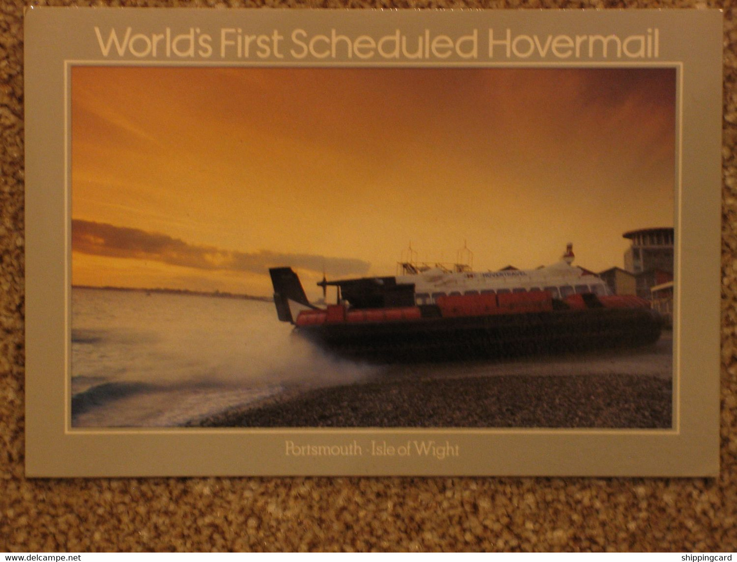 WORLD'S FIRST SCHEDULED HOVERMAIL - Hovercrafts